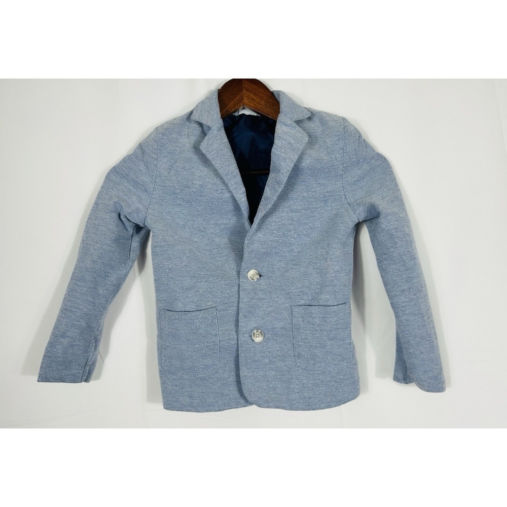 Wonder Nation Boys Size 6 Chambray Twill Blazer Sports Coat Easter Spring Church